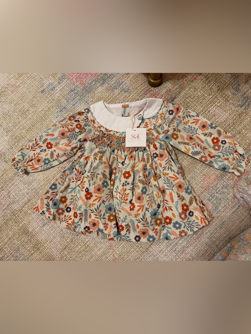 NWT Hand Smocked Dress (18M)